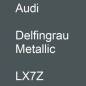 Preview: Audi, Delfingrau Metallic, LX7Z.